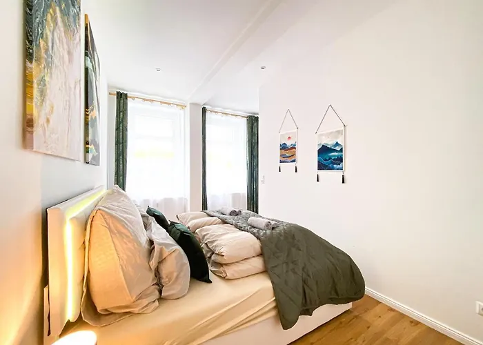 Freundliche Ferienwohnung Mit Regendusche, Kueche, Waschmaschine&Trockner, Tv, Wlan